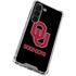 University of Oklahoma Sooners Black Galaxy S23 Clear Case