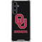 University of Oklahoma Sooners Black Galaxy S23 FE Clear Case