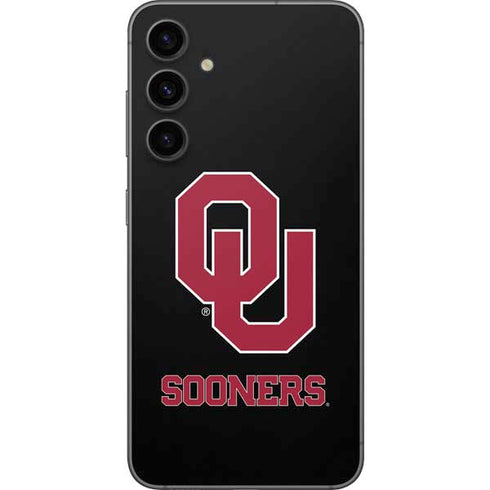 University of Oklahoma Sooners Black Galaxy S23 FE Skin