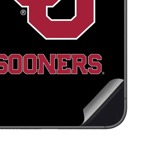 University of Oklahoma Sooners Black Galaxy S23 FE Skin