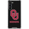 University of Oklahoma Sooners Black Galaxy S23 Plus Clear Case