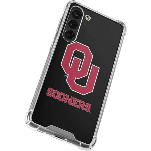 University of Oklahoma Sooners Black Galaxy S23 Plus Clear Case