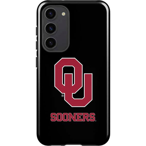 University of Oklahoma Sooners Black Galaxy S23 Plus Pro Case