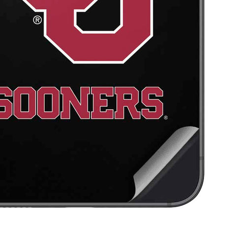 University of Oklahoma Sooners Black Galaxy S23 Plus Skin