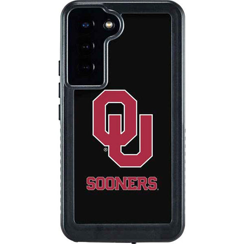 University of Oklahoma Sooners Black Galaxy S23 Plus Waterproof Case