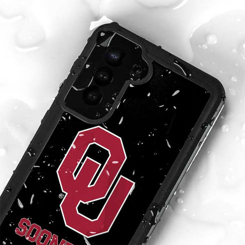 University of Oklahoma Sooners Black Galaxy S23 Plus Waterproof Case