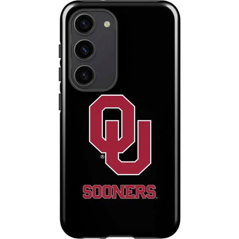 University of Oklahoma Sooners Black Galaxy S23 Pro Case