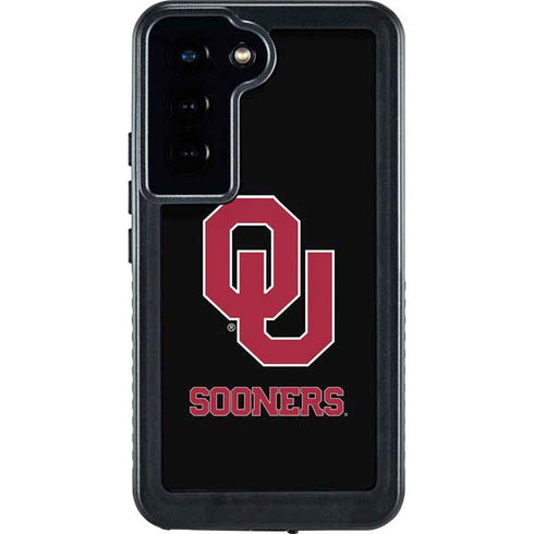 University of Oklahoma Sooners Black Galaxy S23 Waterproof Case