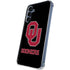 University of Oklahoma Sooners Black Galaxy S24 Clear Case