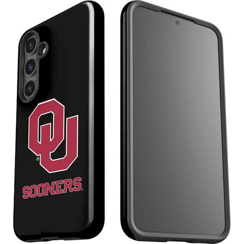 University of Oklahoma Sooners Black Galaxy S24 Impact Case