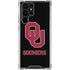 University of Oklahoma Sooners Black Galaxy S24 Ultra Clear Case