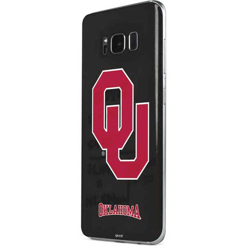University of Oklahoma Sooners Black Galaxy S8 Skin