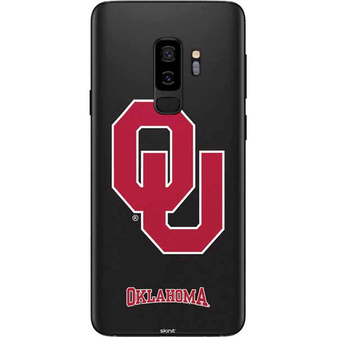 University of Oklahoma Sooners Black Galaxy S9 Plus Skin
