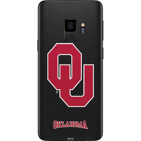 University of Oklahoma Sooners Black Galaxy S9 Skin