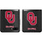 University of Oklahoma Sooners Black Galaxy Z Flip Skin