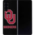 University of Oklahoma Sooners Black Galaxy Z Fold4 5G Skin