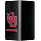 University of Oklahoma Sooners Black Galaxy Z Fold4 5G Skin