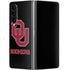 University of Oklahoma Sooners Black Galaxy Z Fold4 5G Skin