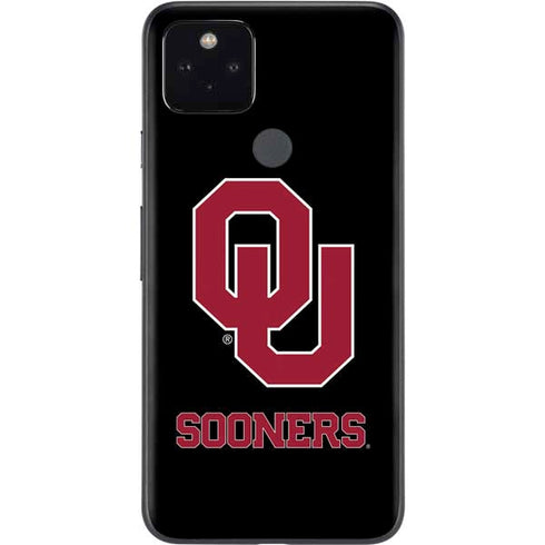 University of Oklahoma Sooners Black Google Pixel 5a Skin