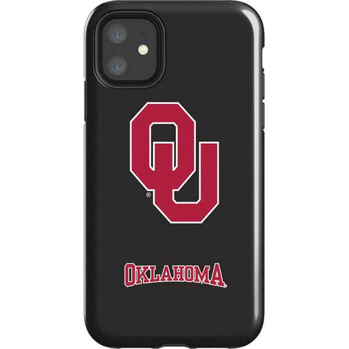 University of Oklahoma Sooners Black iPhone 11 Impact Case