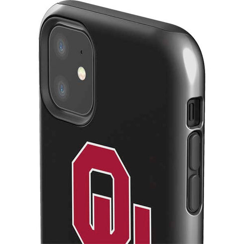 University of Oklahoma Sooners Black iPhone 11 Impact Case