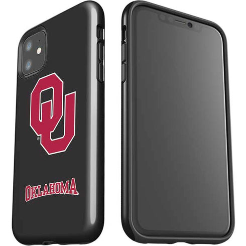University of Oklahoma Sooners Black iPhone 11 Impact Case