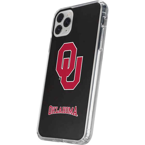 University of Oklahoma Sooners Black iPhone 11 Pro Clear Case