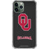 University of Oklahoma Sooners Black iPhone 11 Pro Max Clear Case