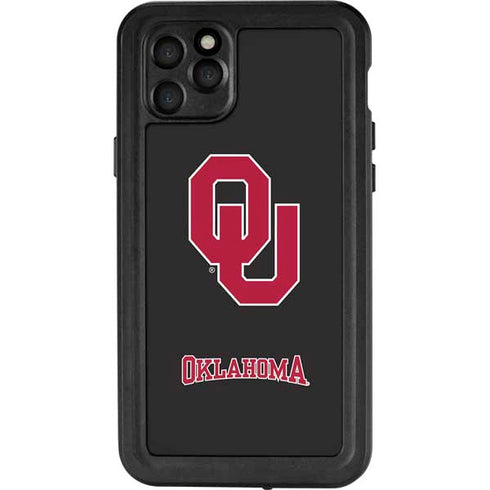 University of Oklahoma Sooners Black iPhone 11 Pro Max Waterproof Case