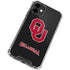University of Oklahoma Sooners Black iPhone 12 Clear Case