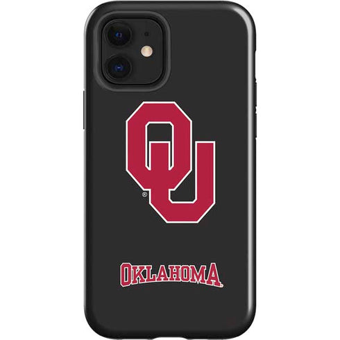 University of Oklahoma Sooners Black iPhone 12 Impact Case