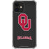 University of Oklahoma Sooners Black iPhone 12 Mini Clear Case