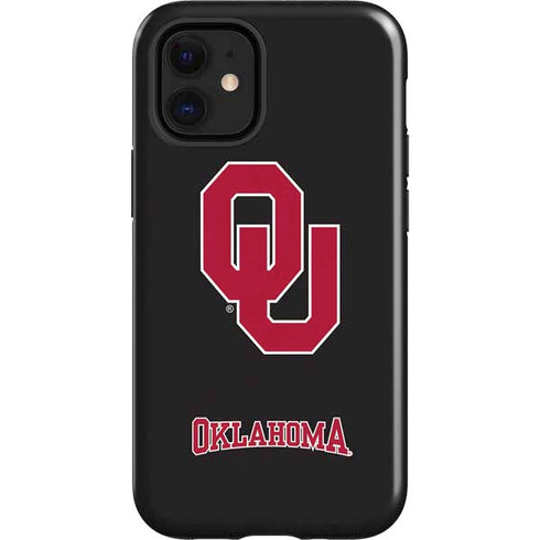 University of Oklahoma Sooners Black iPhone 12 Mini Impact Case