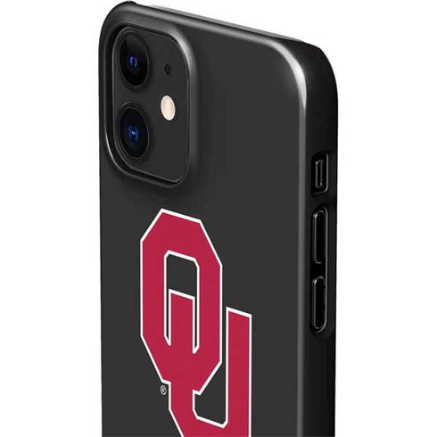University of Oklahoma Sooners Black iPhone 12 Mini Lite Case