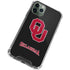 University of Oklahoma Sooners Black iPhone 12 Pro Clear Case