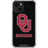 University of Oklahoma Sooners Black iPhone 13 Clear Case