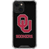 University of Oklahoma Sooners Black iPhone 13 Mini Clear Case