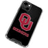 University of Oklahoma Sooners Black iPhone 14 Clear Case