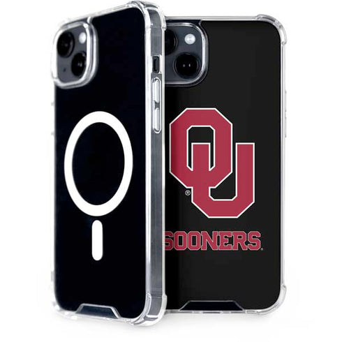 University of Oklahoma Sooners Black iPhone 14 MagSafe Case