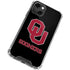 University of Oklahoma Sooners Black iPhone 14 Plus Clear Case