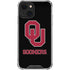 University of Oklahoma Sooners Black iPhone 14 Plus Clear Case