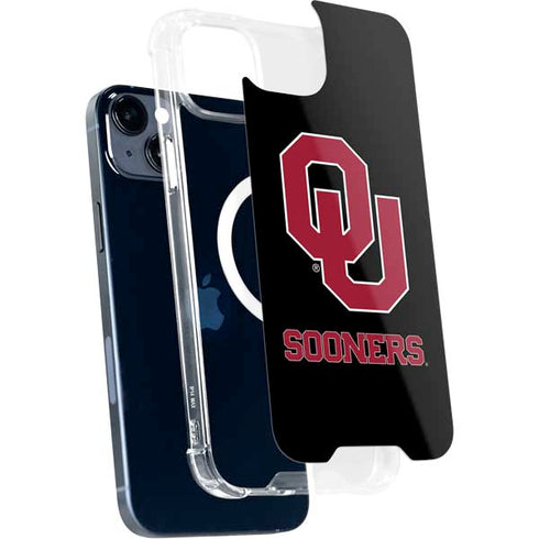 University of Oklahoma Sooners Black iPhone 15 Plus MagSafe Case