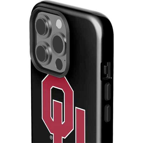University of Oklahoma Sooners Black iPhone 14 Pro Impact Case