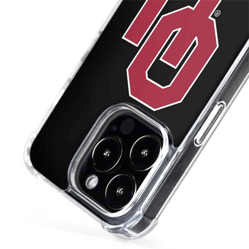 University of Oklahoma Sooners Black iPhone 15 Pro MagSafe Case