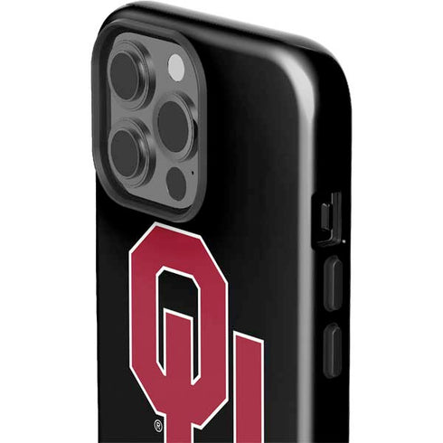 University of Oklahoma Sooners Black iPhone 15 Pro Max Impact Case