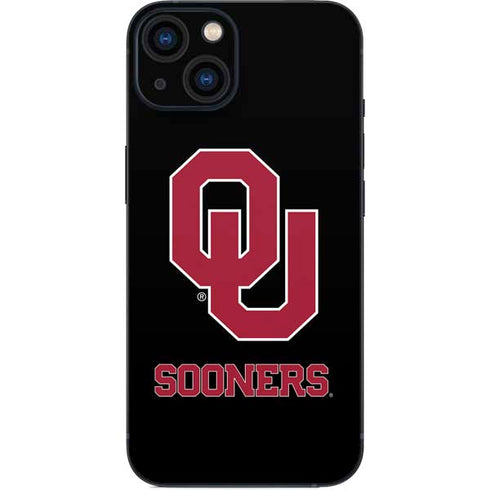University of Oklahoma Sooners Black iPhone 14 Skin