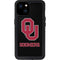 University of Oklahoma Sooners Black iPhone 15 Plus Waterproof Case