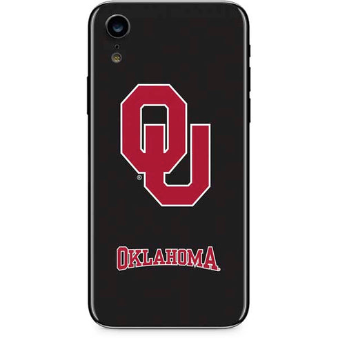 University of Oklahoma Sooners Black iPhone XR Skin
