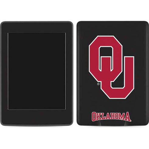 University of Oklahoma Sooners Black Amazon Kindle Skin