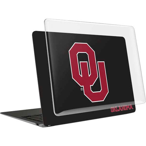 University of Oklahoma Sooners Black MacBook Air 13in (2020) Case plus Skin